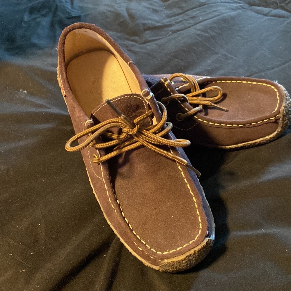 Casual laceup XiuXian “Snail” leather flats